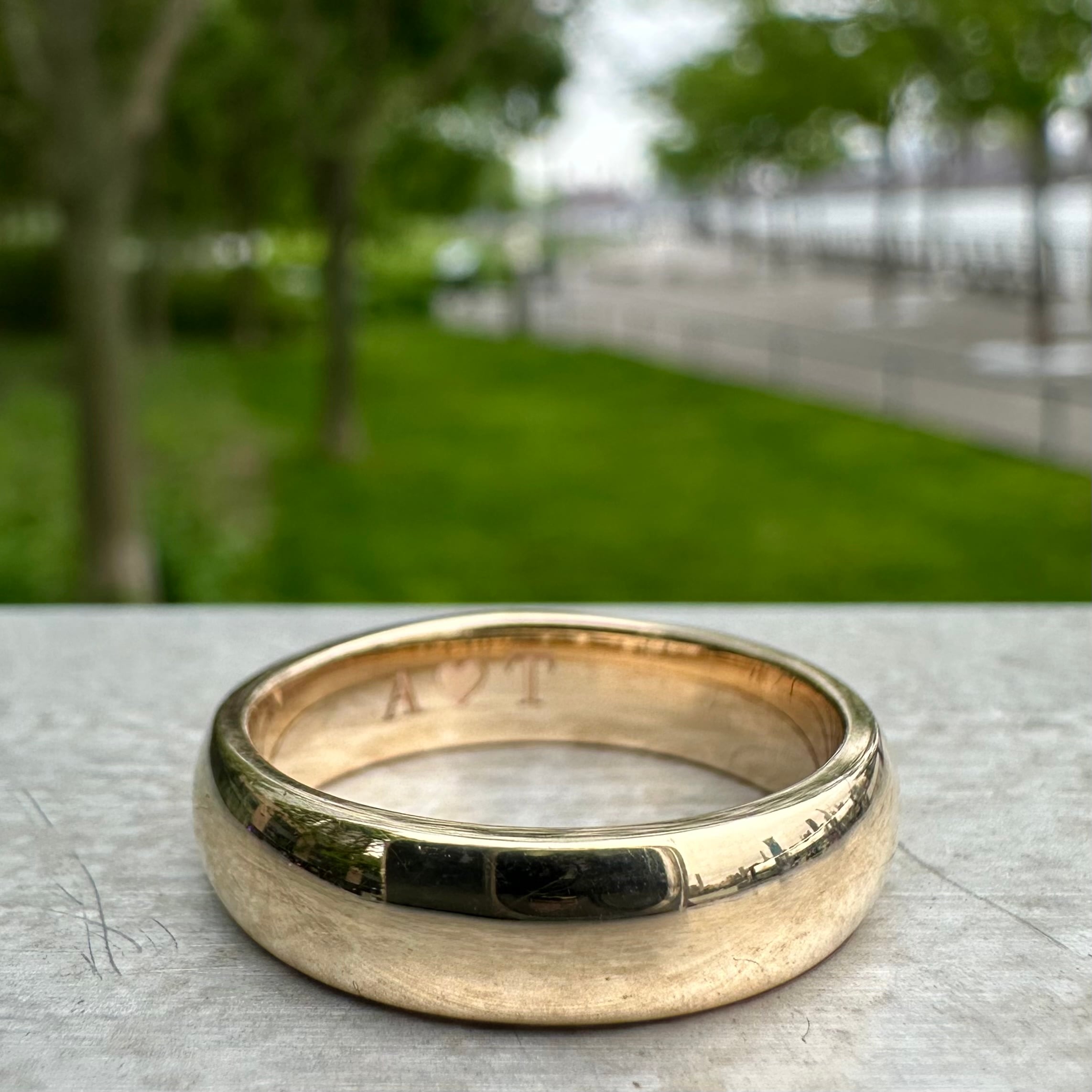 Comfort Profile Men’s Engagement / Wedding Band 3d model