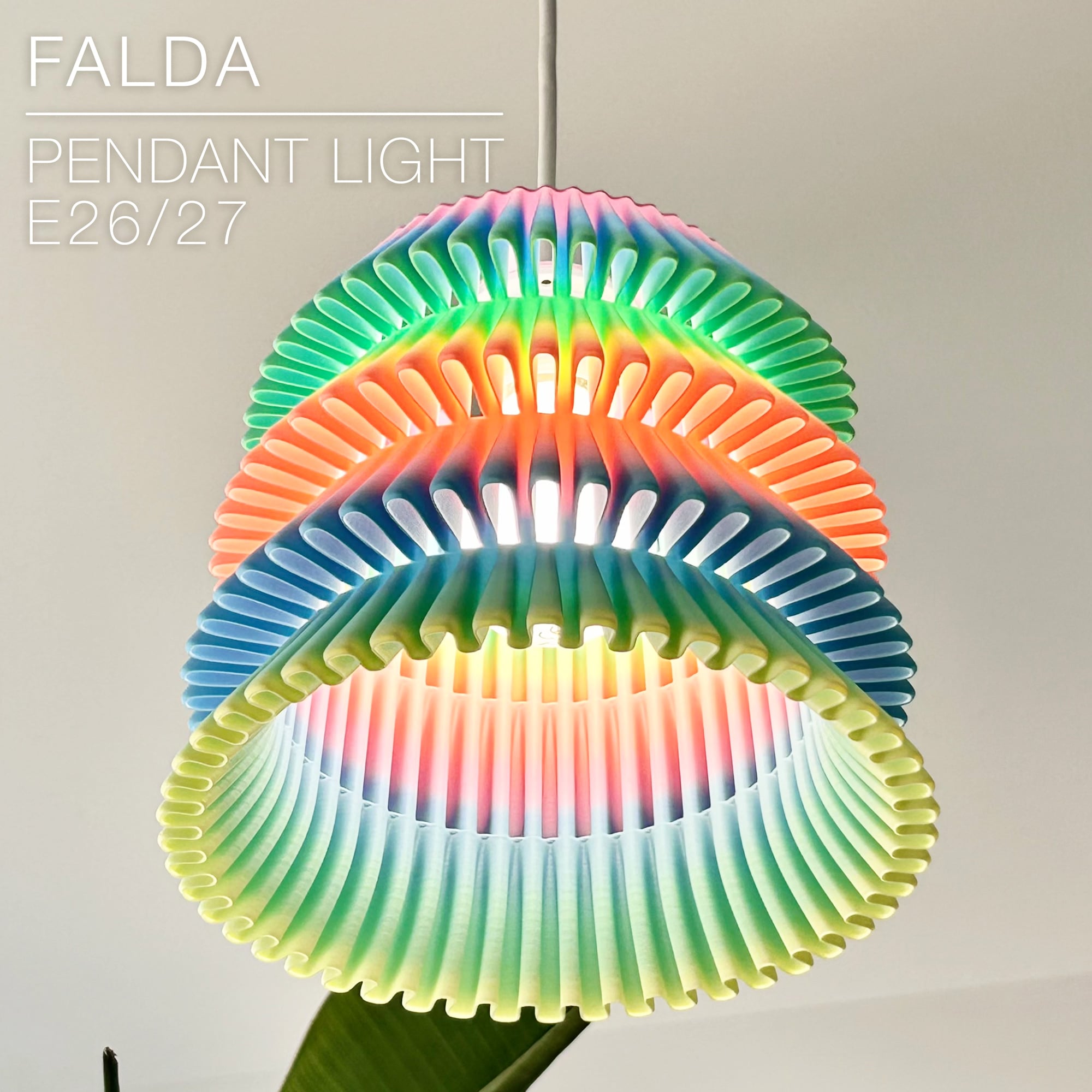 FALDA | Pendant Light E26/27 3d model