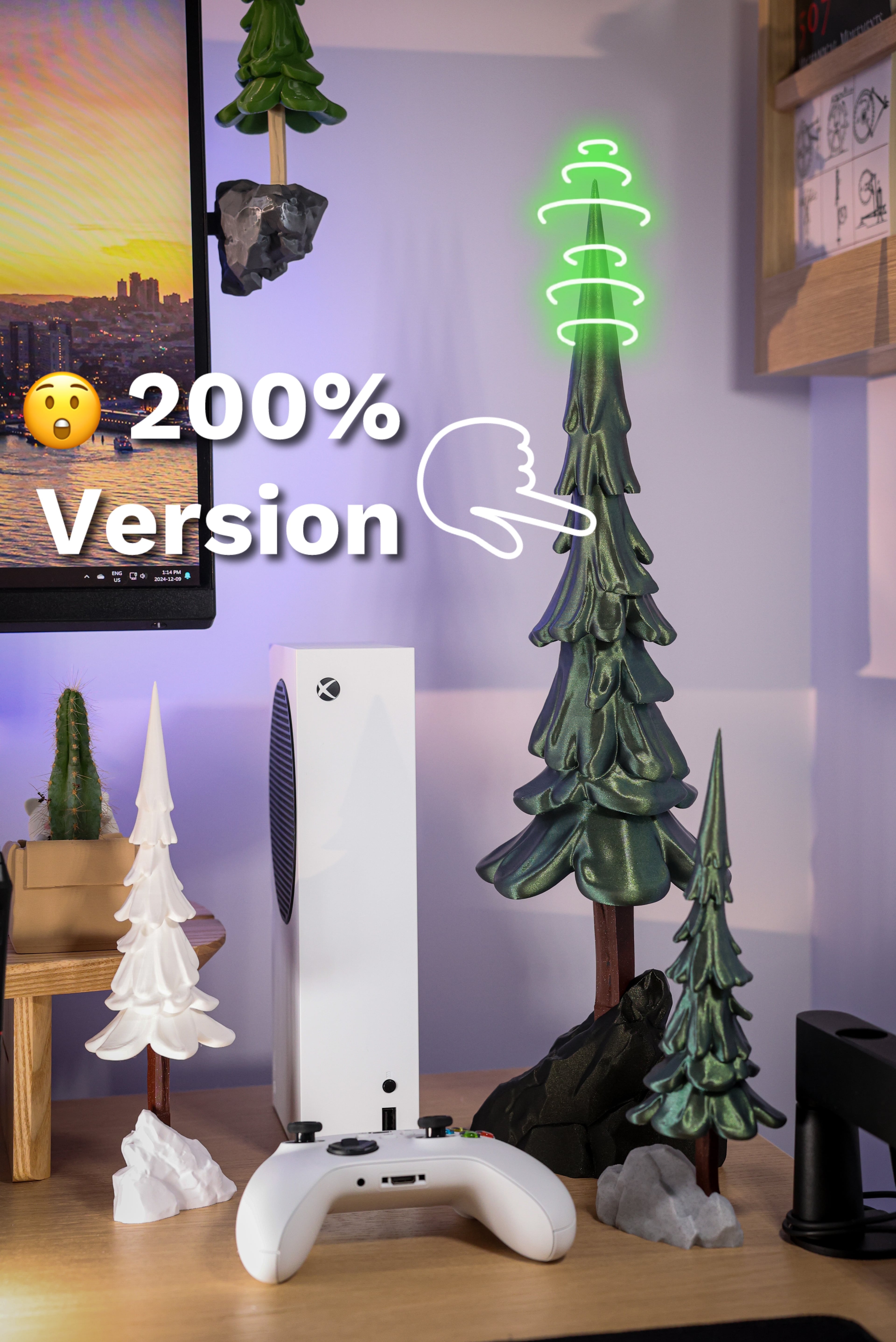 Stylized Pine Trees 3d model