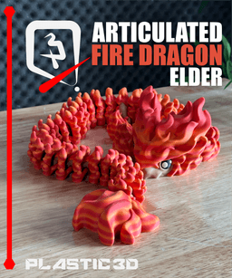Elder Fire Dragon — The Scorching Sentinel 3d model