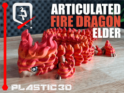 Elder Fire Dragon — The Scorching Sentinel 3d model