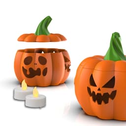 3D Pumpkin Tealight Candle Holder, Fall - Halloween Decor, Cute & Spooky Design, Unique Jack-O 3d model
