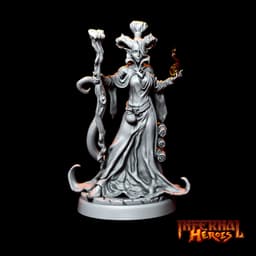 Lilnarei Darkmoon - Tiefling Wizard 3d model