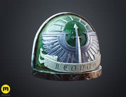 Dark Angels Shoulder Pauldron 3d model