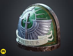 Dark Angels Shoulder Pauldron 3d model