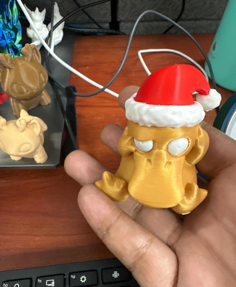 Psyduck xmas - Pokemon - Fan Art 3d model