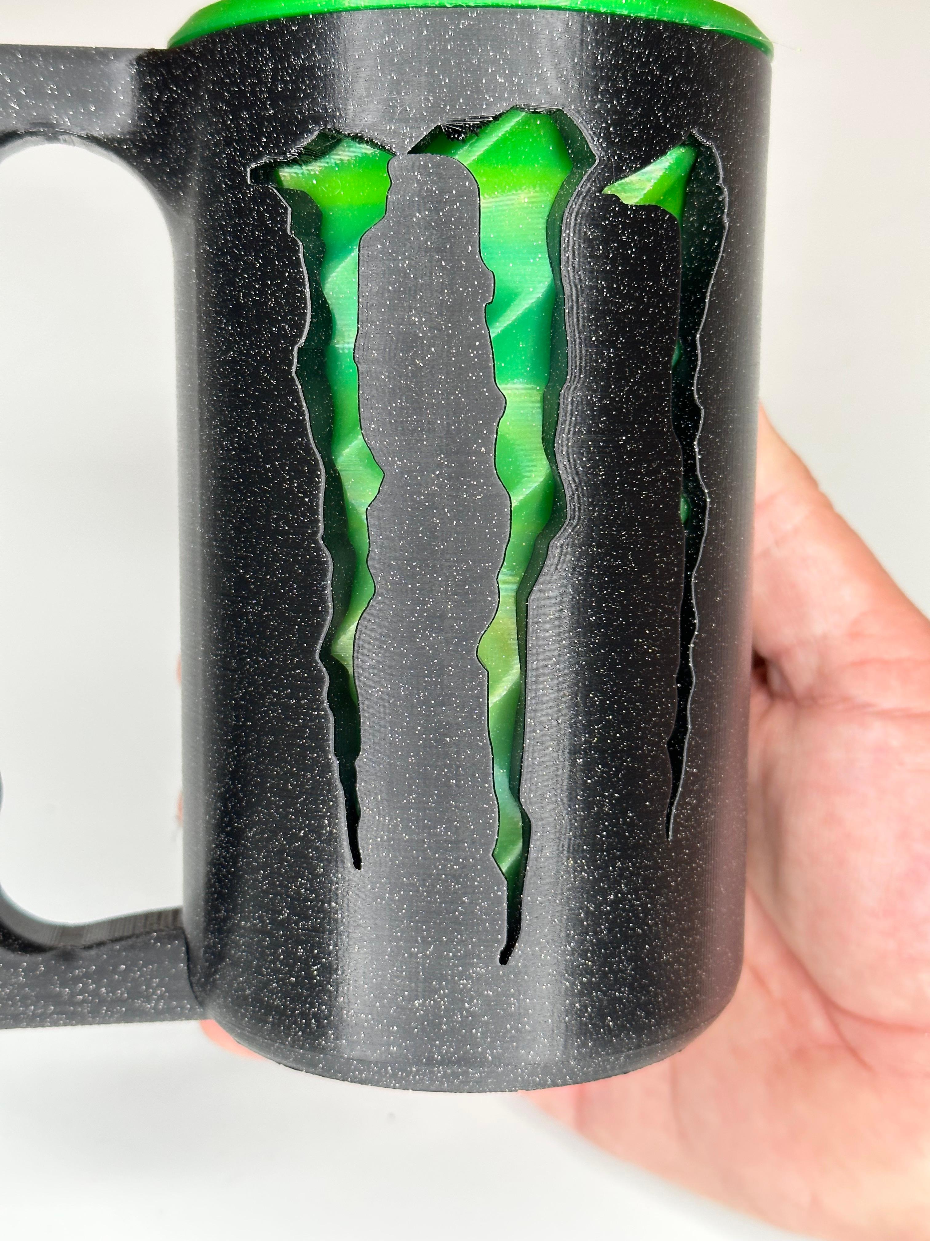 Monster TWIST CAN CUP KOOZIE; AWESOME MONSTER ENERGY 3d model