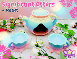Significant Otters Flexi Set 3d model