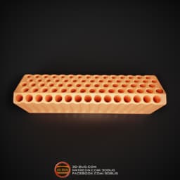 Brushes Holder (75 pcs) 3d model