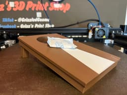 Tabletop Cornhole Game! Print in Place 3d model