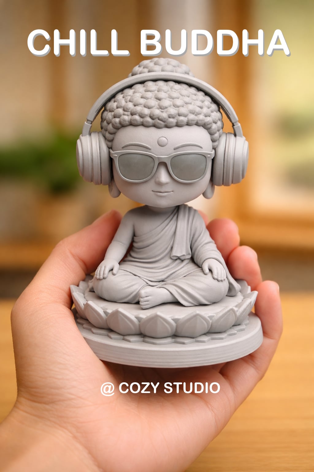 Chill Buddha 3d model