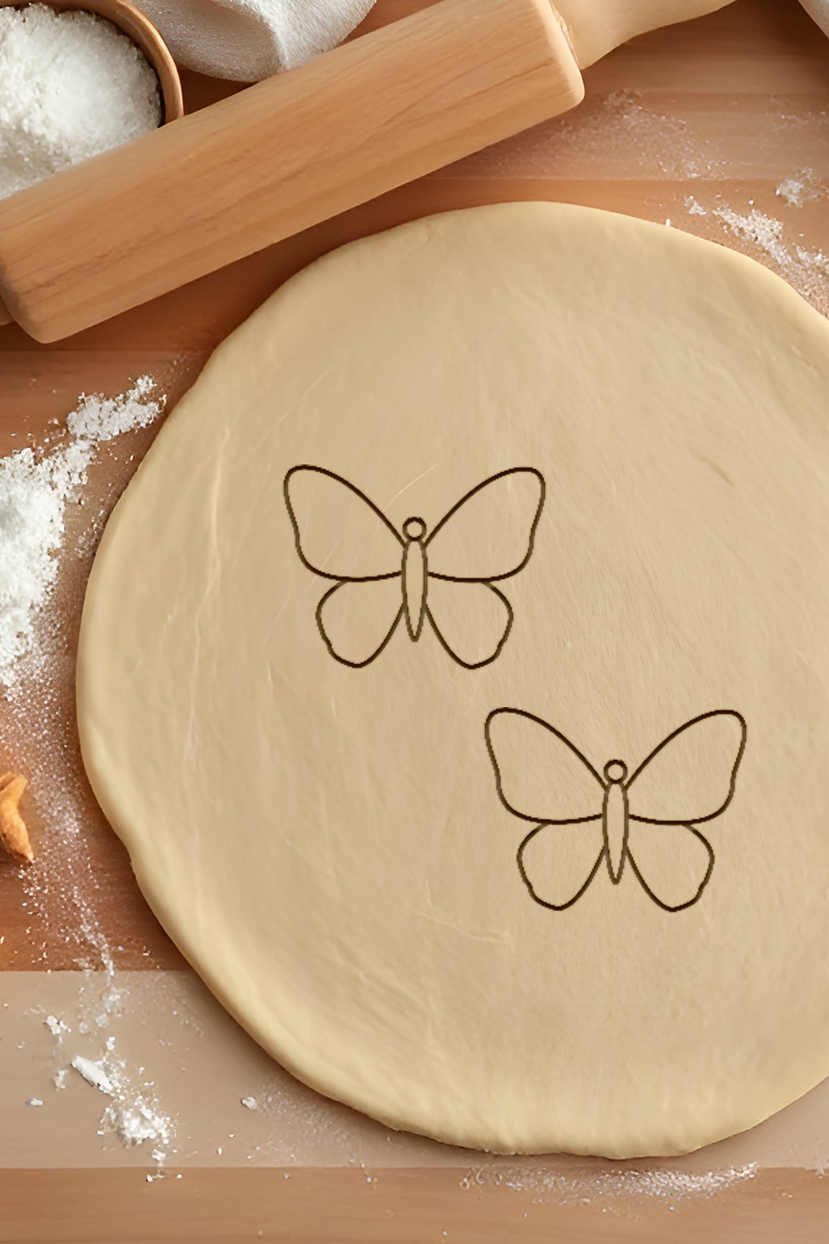 Butterfly Cookie Cutter, Biscuit Cutter 3d model
