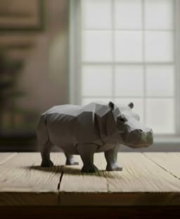 HIPPO LOWPOLY 3d model