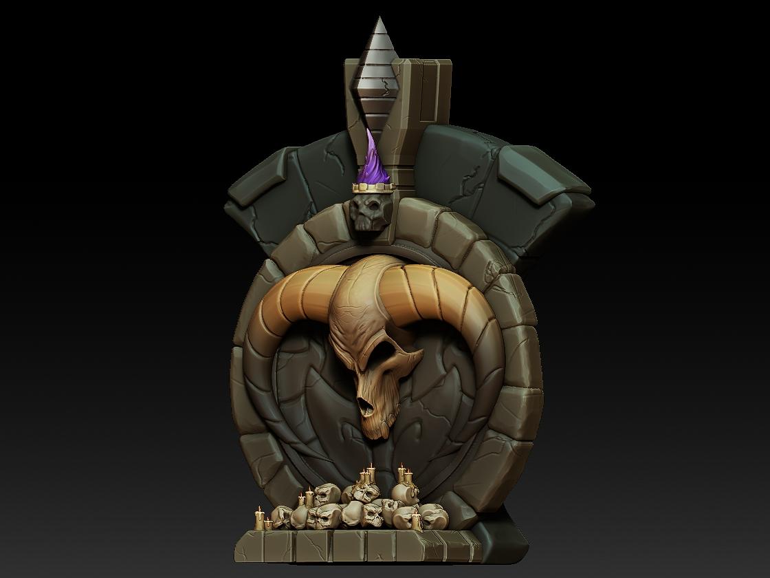Altar of Death 3d model