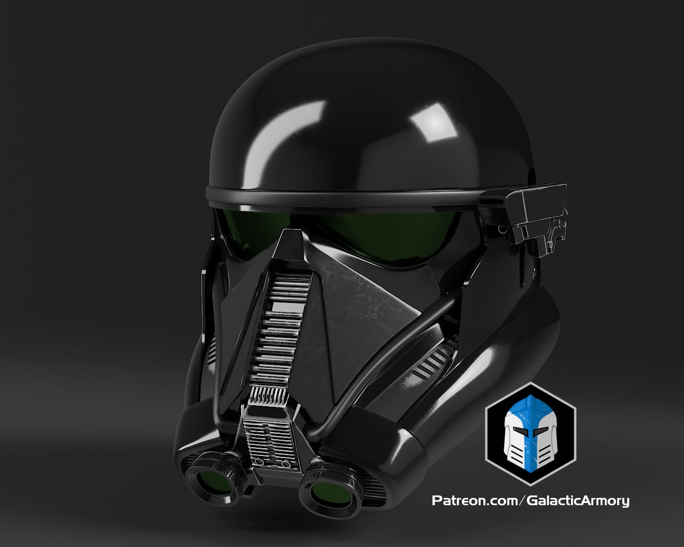 Death Trooper Helmet - 3D Print Files 3d model