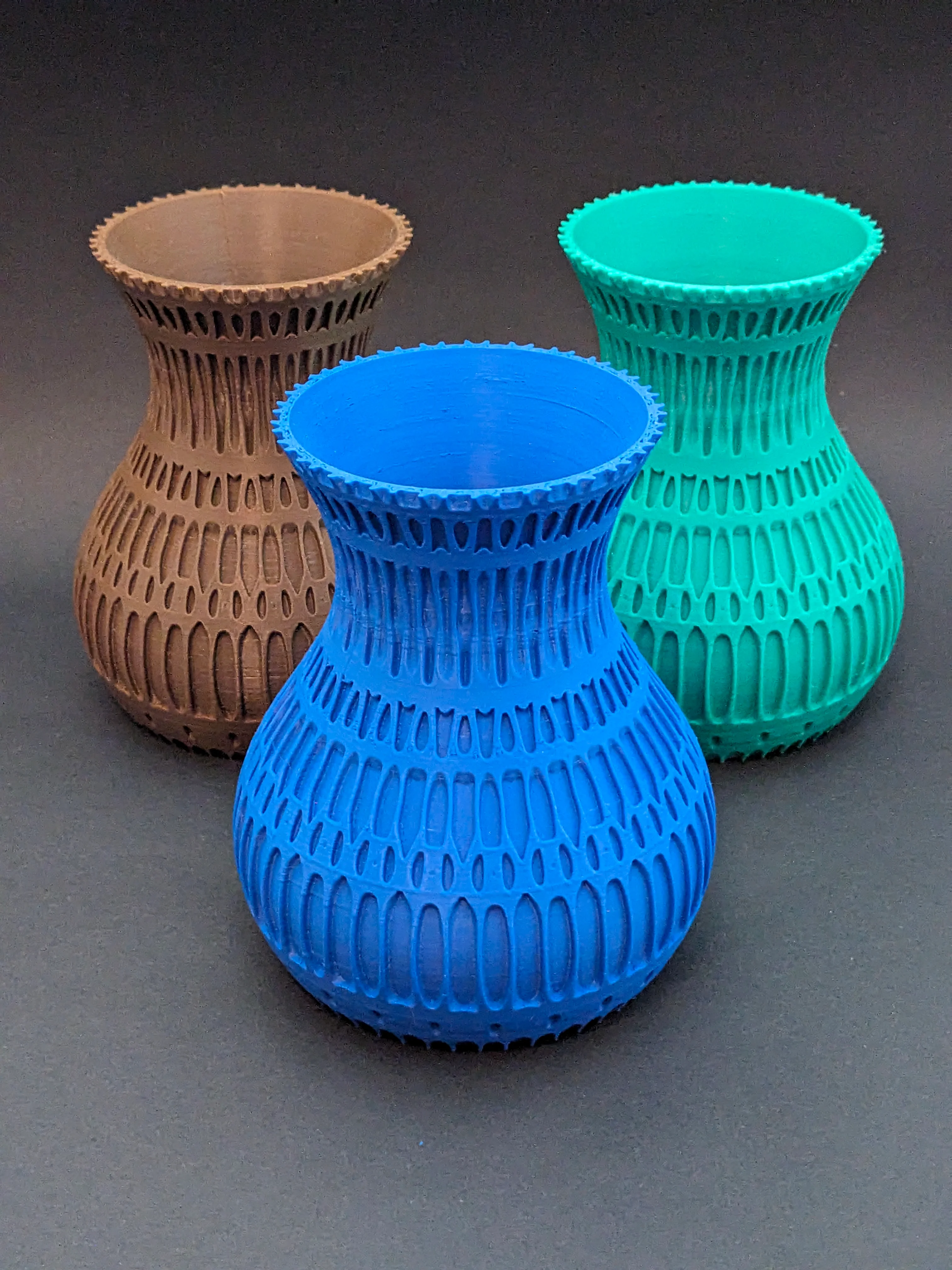FRD Cylindrical TPMS Lattice Vase 3d model