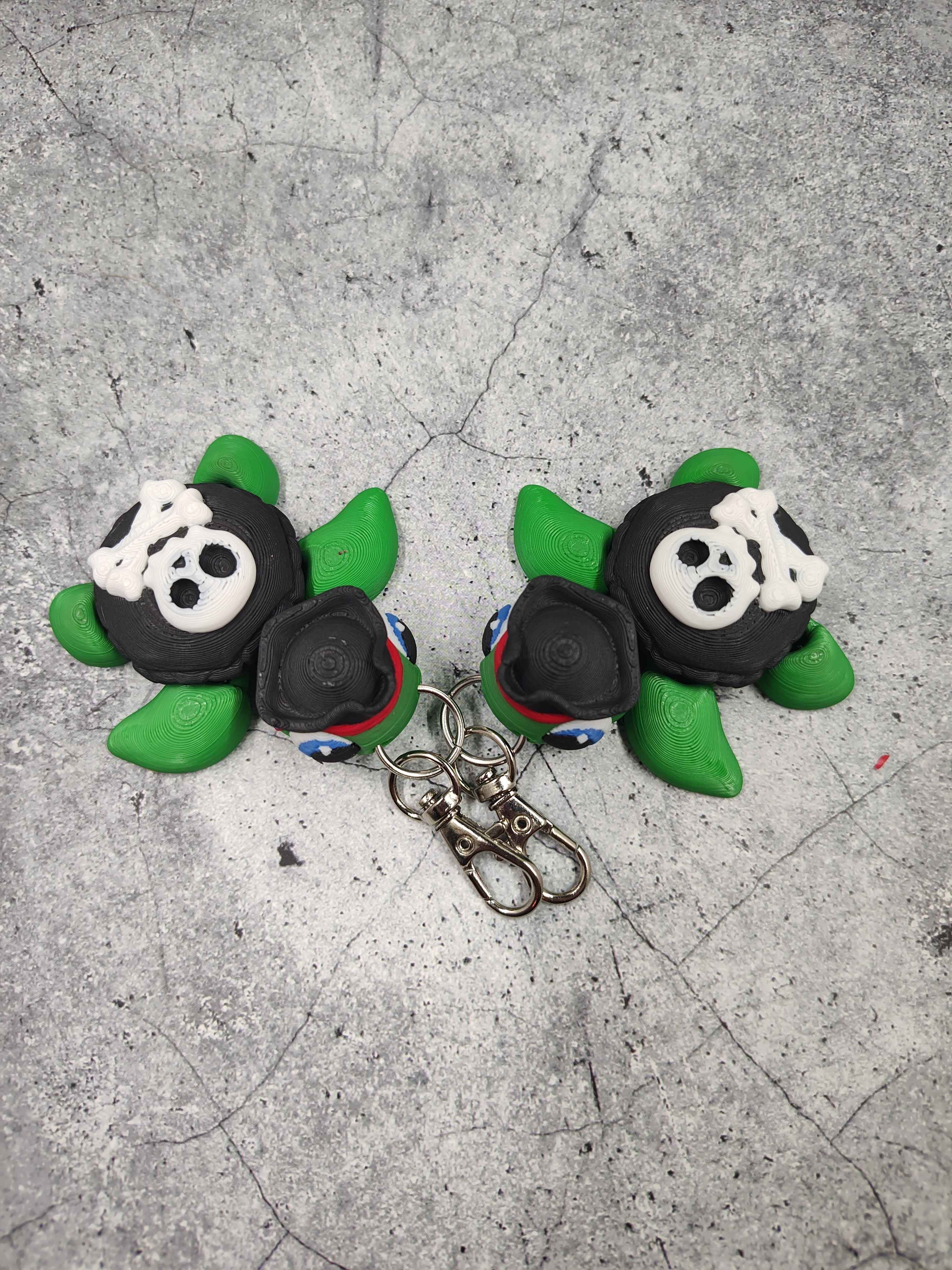 Spooky Baby Turtle Trio 3d model