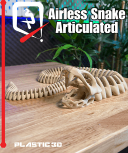 Articulated Airless Snake 3d model