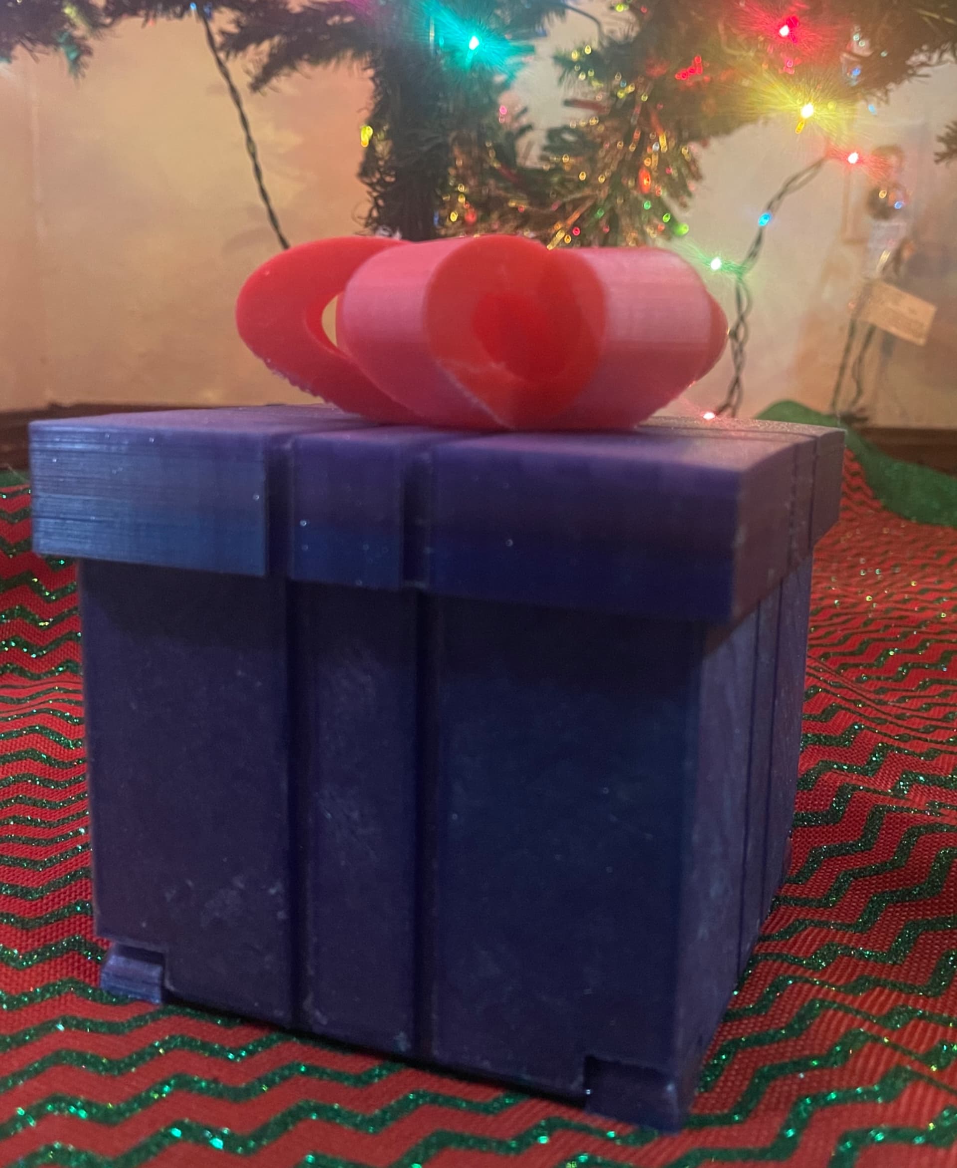 Collapsing Gift Box 3d model