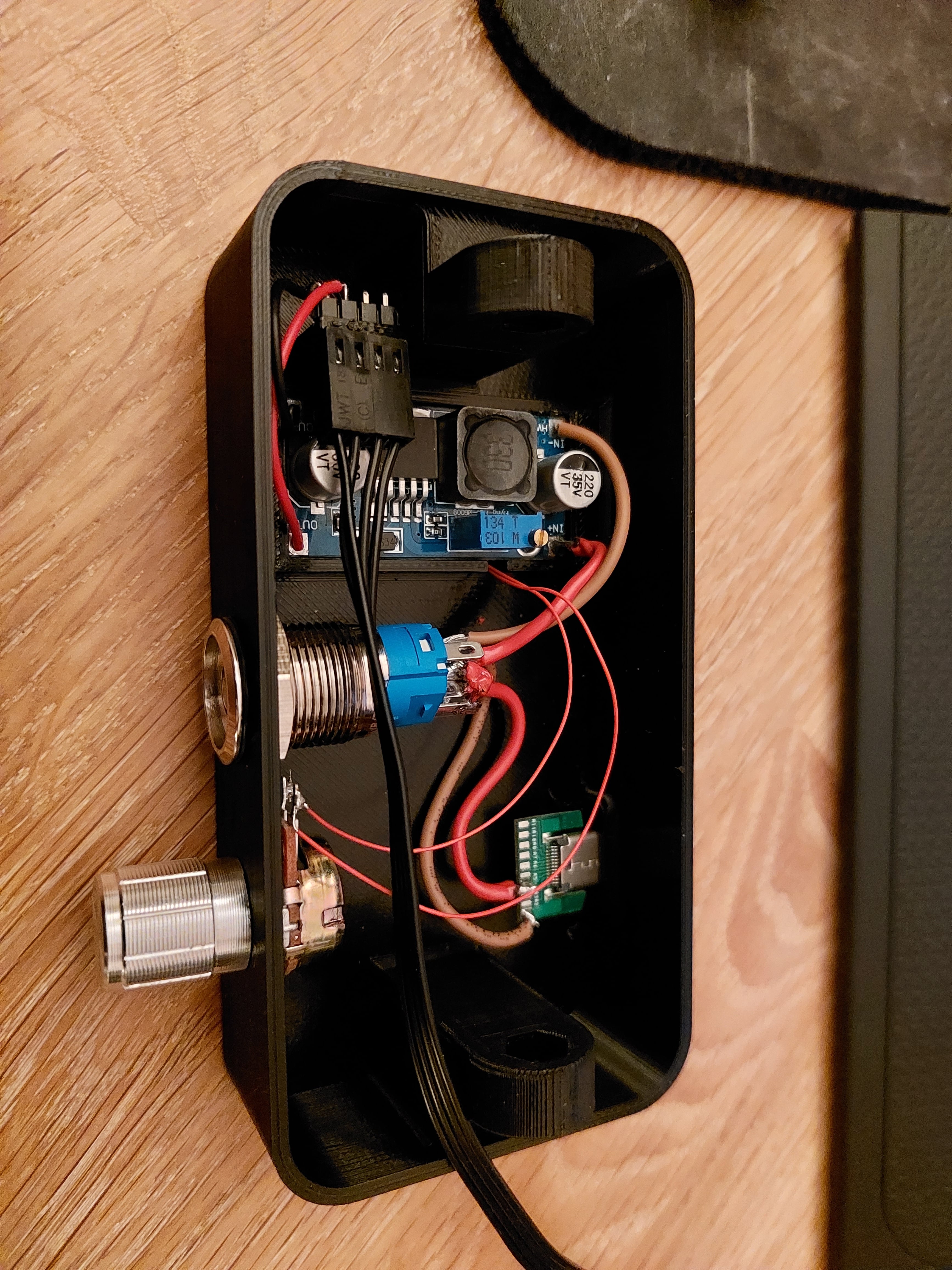 USB C fan controller and solder fume extractor 3d model
