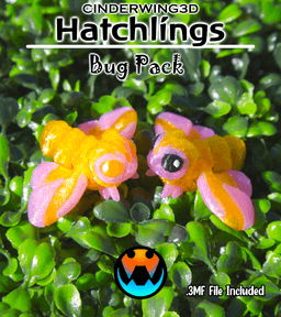 Rosy Maple Moth - Hatchling 3d model