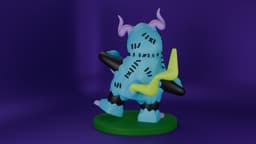 Stitched Up Monster 3d model