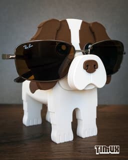 BRITTANY SPANIEL GLASSES HOLDER 3d model