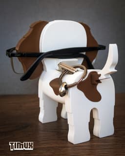 BRITTANY SPANIEL GLASSES HOLDER 3d model