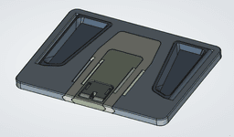 Foldable Laptop Stand print in place 3d model