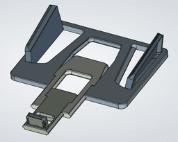 Foldable Laptop Stand print in place 3d model
