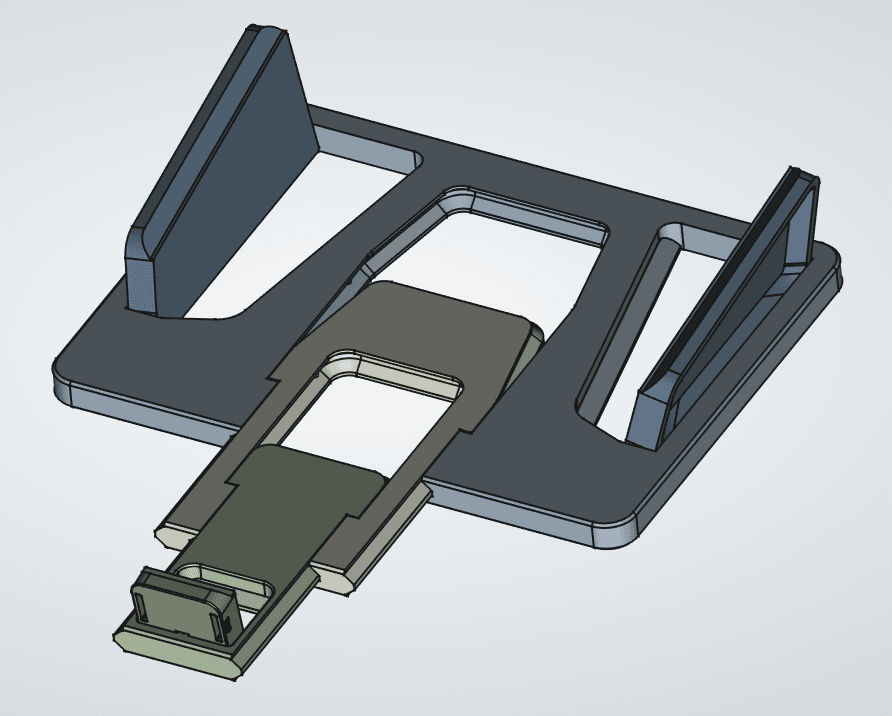 Foldable Laptop Stand print in place 3d model