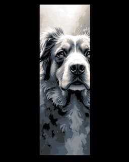 Portraits of our best friends - Puppies part 1 - Set of Bookmarks 3d model