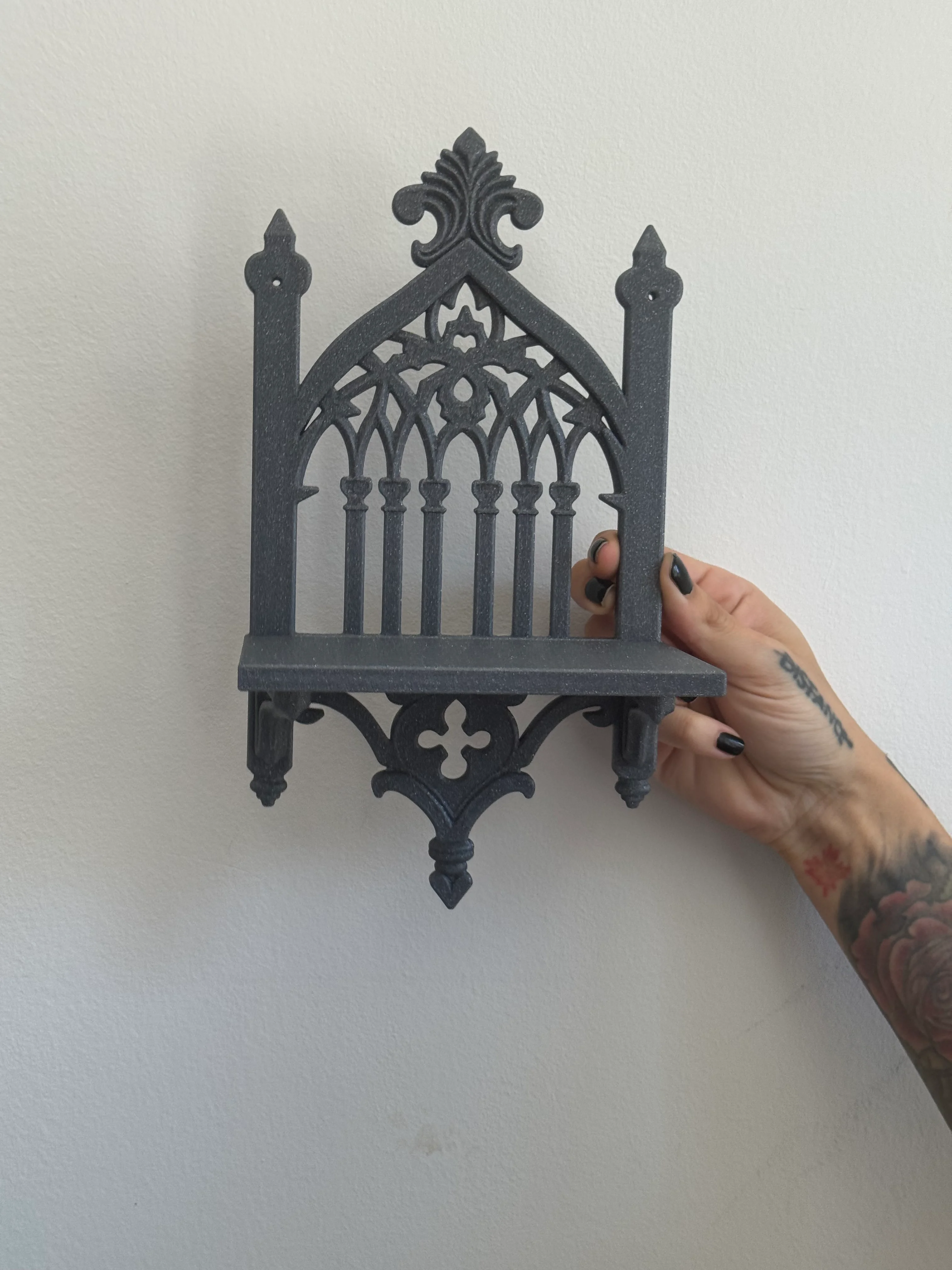 Gothic Cathedral Wall Shelf Gothic Wall Decor 3d model