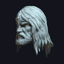 Outback v6 Action Figure Head 3d model