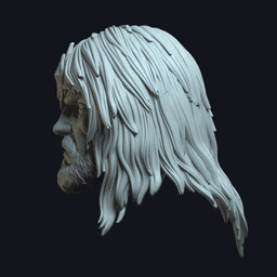 Outback v6 Action Figure Head 3d model