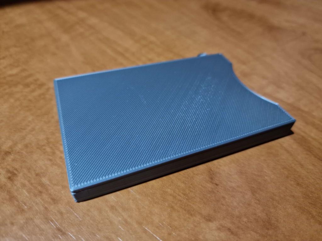 Slim wallet (no glue / no screws) 3d model