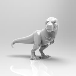 Mystical Tyrannosaurus Rex Minimalist Sculpture 3d model
