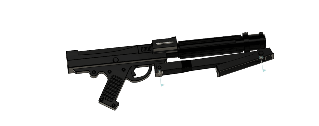 DC-15 Blaster 3d model