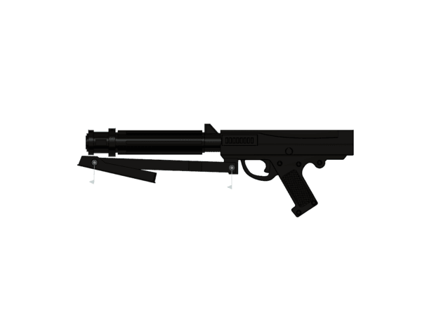 DC-15 Blaster 3d model