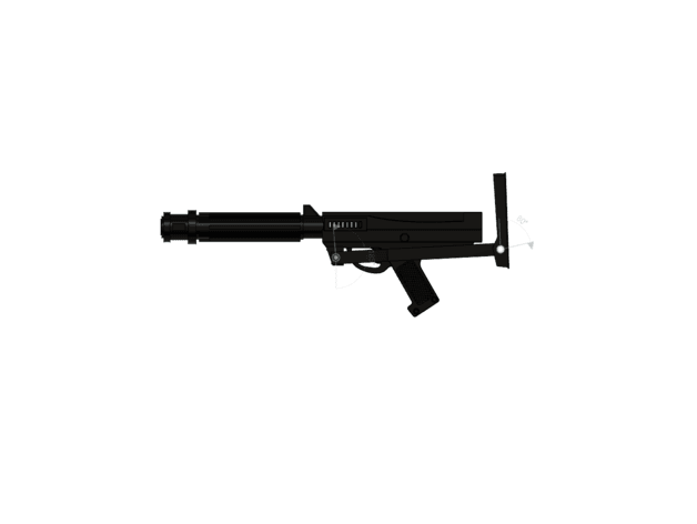 DC-15 Blaster 3d model