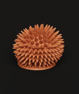 Hedgehog Art Caddy STL | Animal Brush Holder 3D Print | Desk Art 3d model