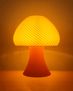 Mushroom Lamps Set 1 3d model