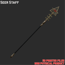Seer Staff 3d model