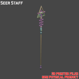 Seer Staff 3d model