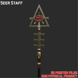 Seer Staff 3d model