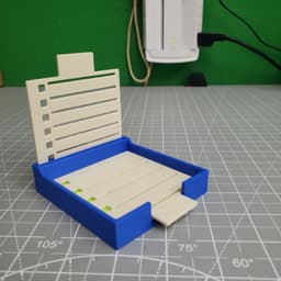 Sticky Note To-Do List Maker | 3D Printable Desk Organizer 3d model