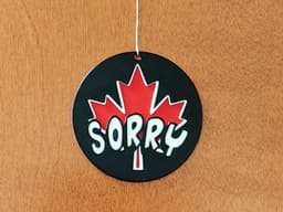 Ornament "Remix" of Canadian "Sorry" Coaster! 3d model