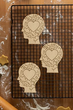 Brain Cookie Cutter, Biscuit Cutter 3d model