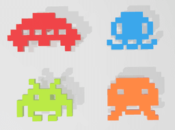 Space Invaders Door Knobs 3d model