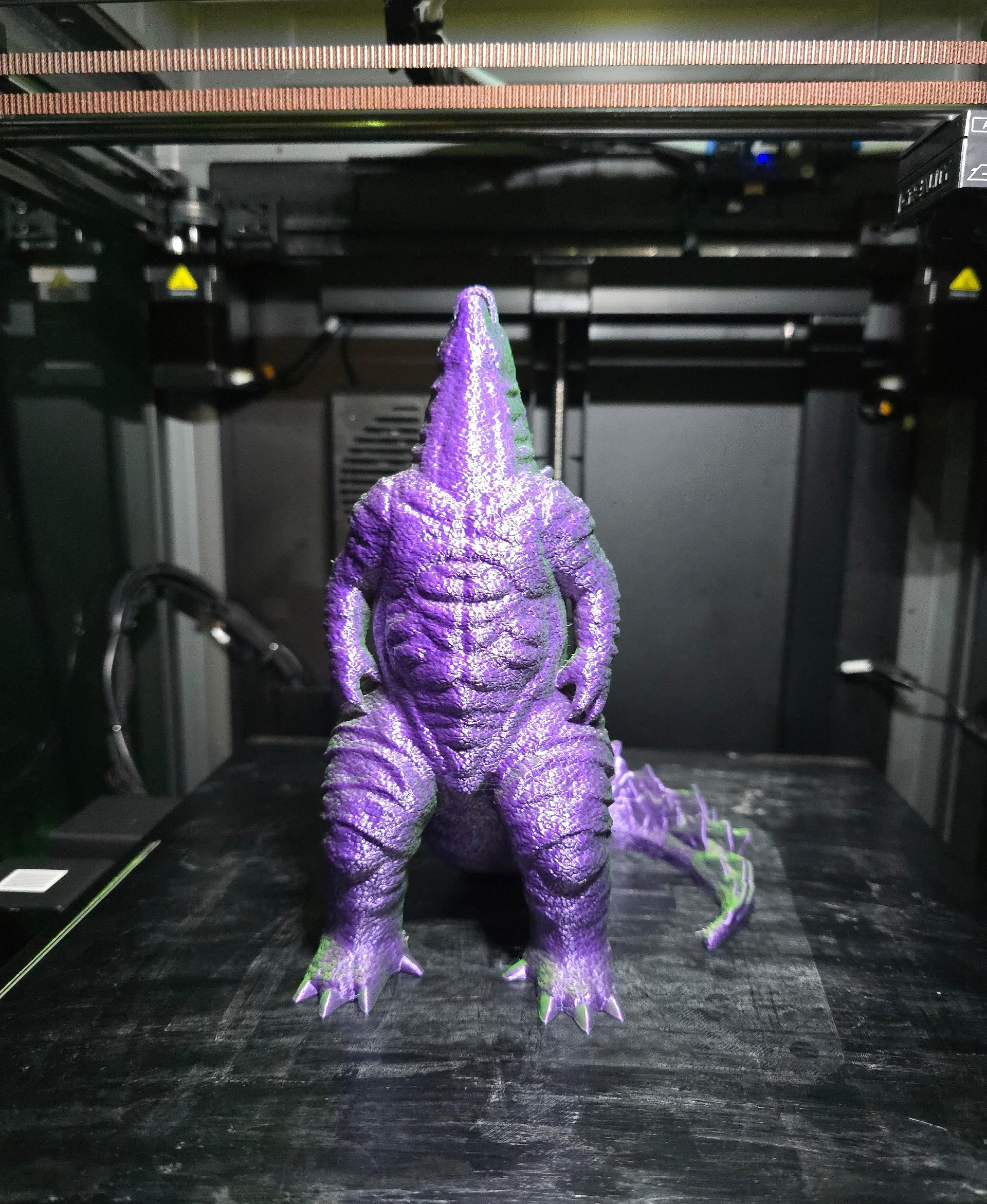 Godzilla (Easy Print) - Awesome - 3d model